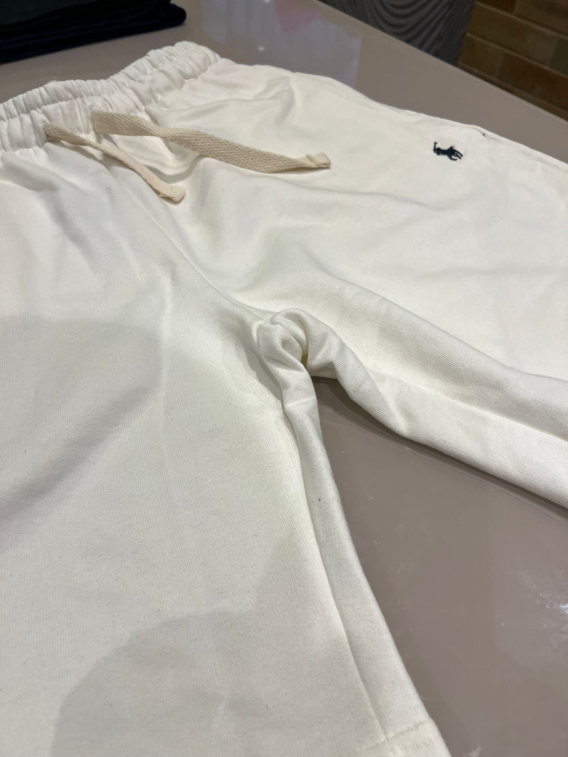 Bermuda Ralph Lauren Moletom Branca