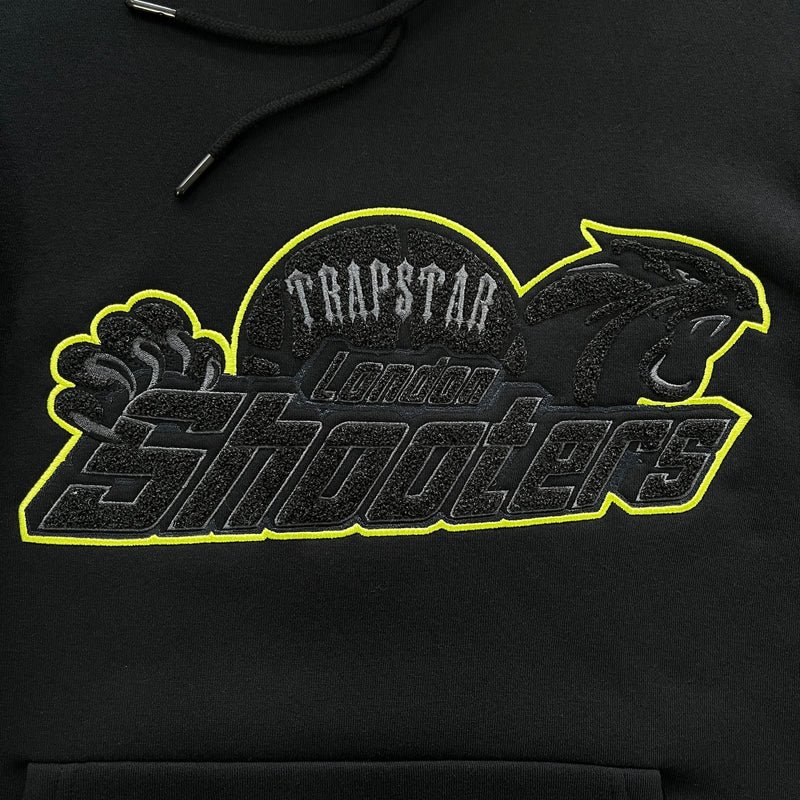 Conjunto Trapstar Shooters   Hoodie Tracksuit Black
