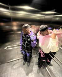 Calça Y2K Minus Two Black And Purple