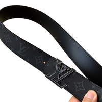 Cinto De Couro Louis Vuitton Black