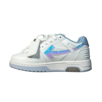 Tênis OFF-WHITE Out Of Office OOO Low Tops White Iridescent Blue
