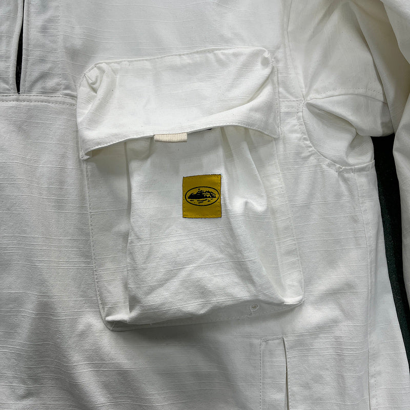 Jaqueta Corteiz Slant Pocket White