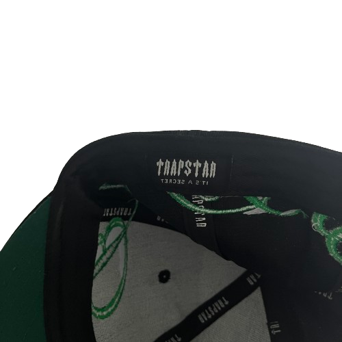 Trapstar Script Fitted Cap Black/Green