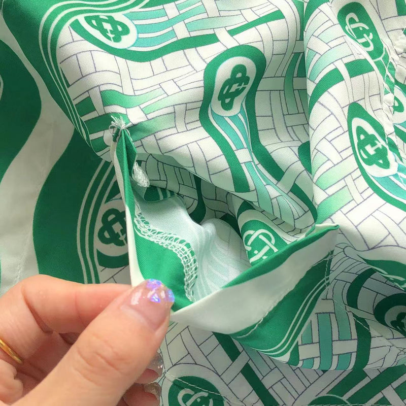 Casablanca Ping Pong Monograma Green