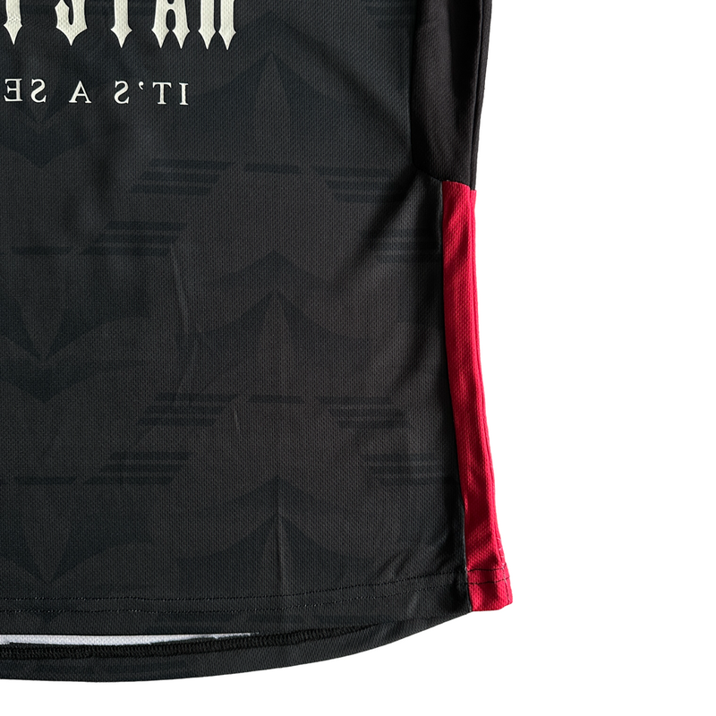 Camiseta Trapstar Football Jersey Black / Red