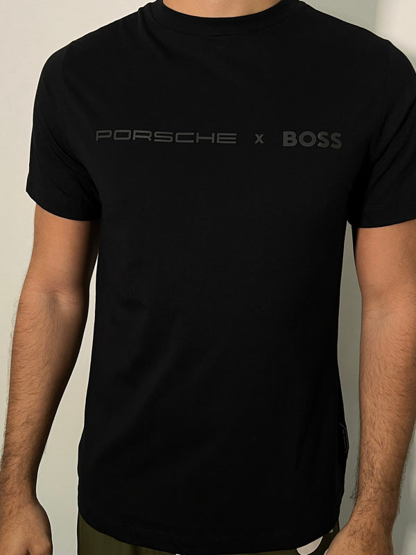 Camiseta Porshe x Boss Preto