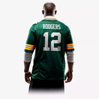 Jersey Green Bay Packer On Field 12 Rodgers