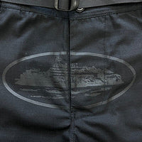Calça Cargo Corteiz "All Black Logo"